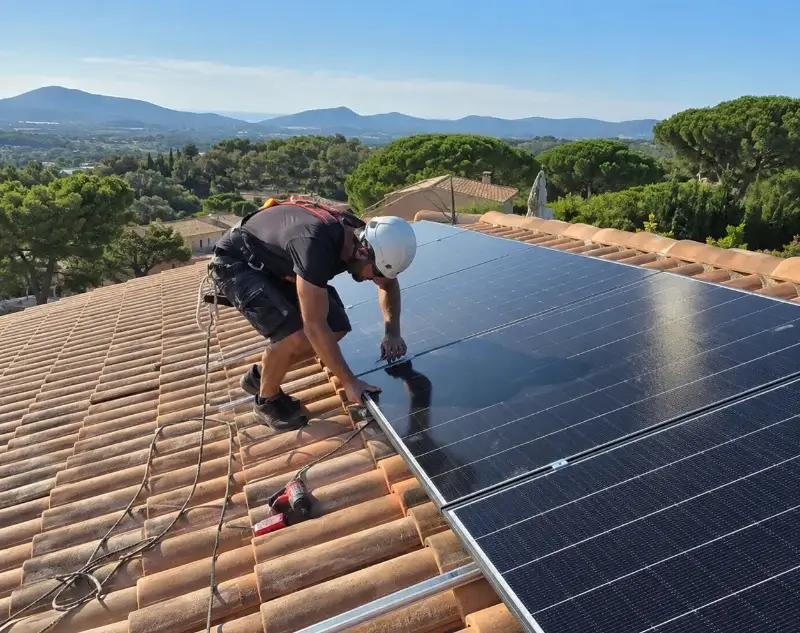Installateur panneaux solaires Lamanon — pose photovoltaïque sur toiture